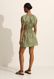 Cocoon Mini Dress - Jasmine (Olive) - Matteau